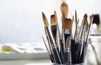Brushes for watercolors, inks & Gouache