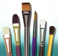 Brushes for primers, varnishes, etc .. 