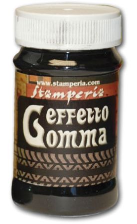 Effetto Gomma,Stamperia -Паста с ефект на гума 100ml - Графит-сиво