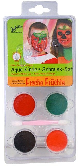 Aqua Make-up set ,Germany  - Комплект бои за лице тяло + четка, FRUITS