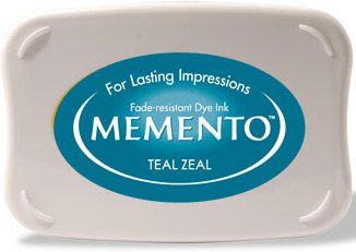 MEMENTO INKPAD - Тампон с ярък отпечатък TEAL ZEAL