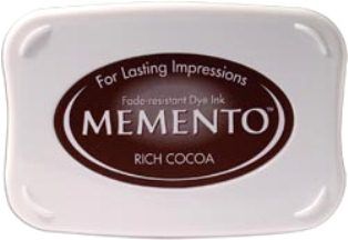 MEMENTO INKPAD - Тампон с ярък отпечатък RICH COCOA