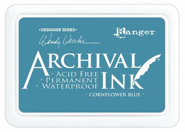 ARCHIVAL INK PAD, USA - Tампон с архивно перманентно мастило, Cornflower Blue