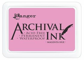 ARCHIVAL INK PAD, USA - Tампон с архивно перманентно мастило, Magenta Hue