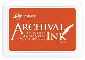 ARCHIVAL INK PAD, USA - Tампон с архивно перманентно мастило, Sienna (Russet) 