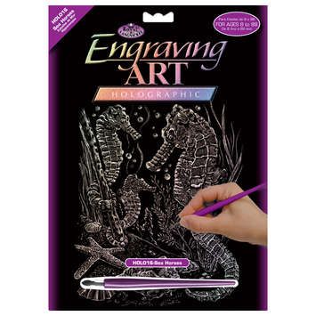 Engraving Art А4 - Картина за гравиране - хамелеон фолио