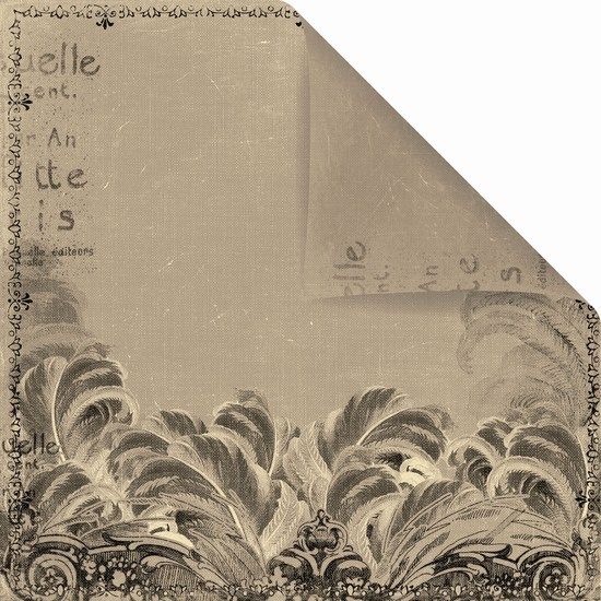 PRIMA USA # MOULIN ROUGE - Дизайнерска скрапбукинг хартия 30,5 х 30,5 см.
