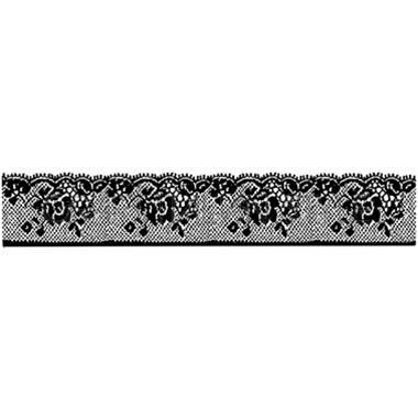STAMPERIA WTKCC 27 - Гумен КЛИНГ печат 4X18 LACE WITH ROSES