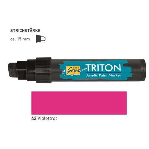 TRITON ACRYLIC MARKER 5-15MM -  Акрилен маркер VIOLET RED