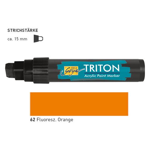 TRITON ACRYLIC MARKER 5-15MM -  Акрилен маркер FLUO ORANGE