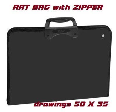 ART BAG with ZIPPER -  АРТ ПАПКА / чанта за рисунки с цип за размери 35 х 50