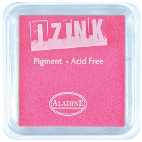 IZINK PAD PIGMENT - Среден тампон 4х4см  FLUO PINK