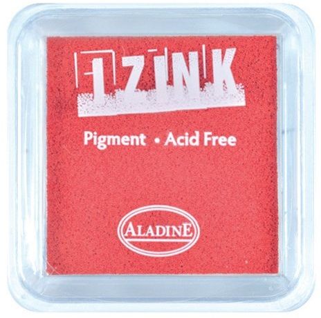 IZINK PAD PIGMENT - Среден тампон 4х4см - RED