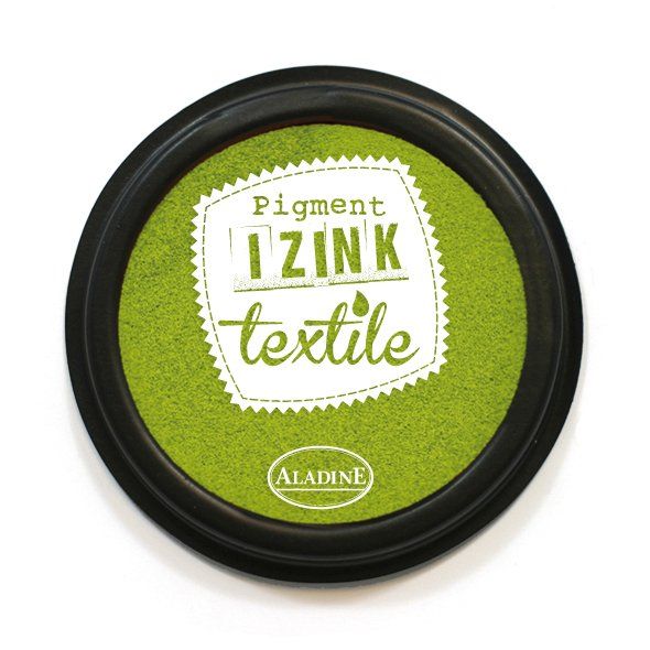 IZINK TEXTILE Made in France - Пигментен тампон за отпечатване върху текстил - КИВИ
