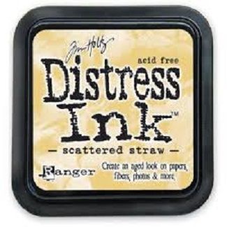 Distress ink pad by Tim Holtz - Тампон, "Дистрес" техника - Scattered straw