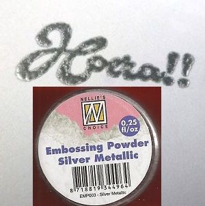 Embossing powder "Silver metallic" 0.25