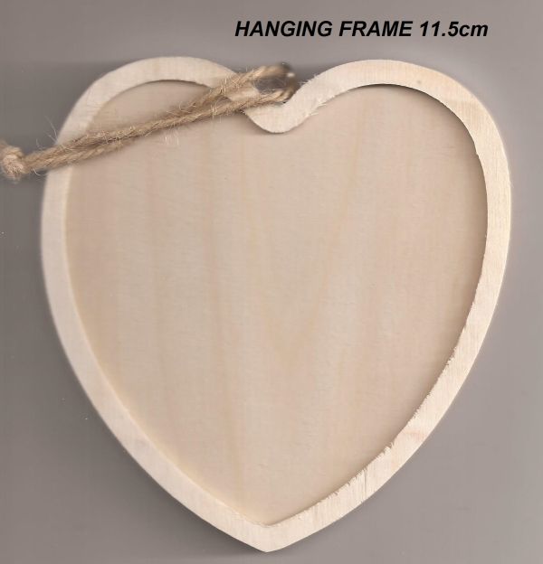 FRAME HANGING FRAME - Дървена висяща рамка 11,5 х 11,5 cm