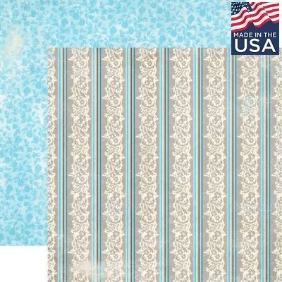 AUTHENTIQUE USA # JOURNEY - Дизайнерски скрапбукинг картон 30,5 х 30,5 см.