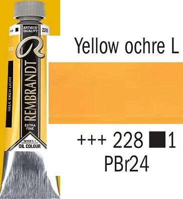 REMBRANDT Екстра Фини Маслени Бои 40 мл. - Yellow Ochre Light 1, № 228