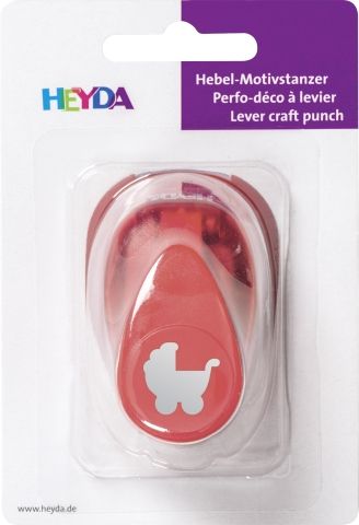 HEYDA Punch  17mm - Дизайн пънч БЕБЕШКА КОЛИЧКА S