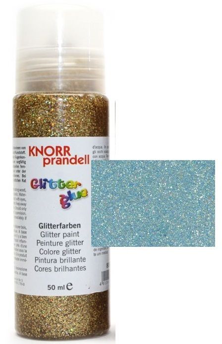 Glitter Glue с накрайник - Брокат контур за декорация 50ml. TURQUOISE