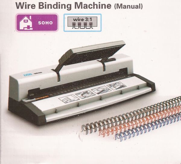 CRAFTERS WIRE BINDING MACHINE - Машина за перфориране и подвързване със спирали 3:1