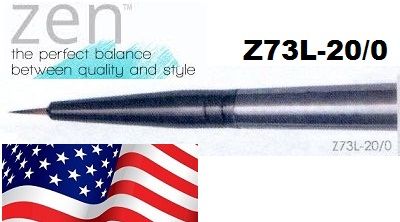 ZEN 73 Liner, USA - Профи `лайнер` четка за различни техники 20/0 / №00000