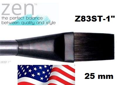 ZEN 83 Stroke WASH, USA - Профи четка "катеричка" за акварелни техники и лакове 26mm /  1"