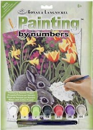 R&L USA A4 # Spring Bunnies - Рисуване по номера * PJS78