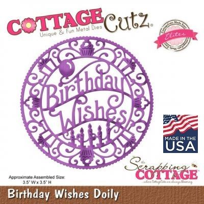 CottageCutz BIRTHDAY WISHES - Щанца за рязане