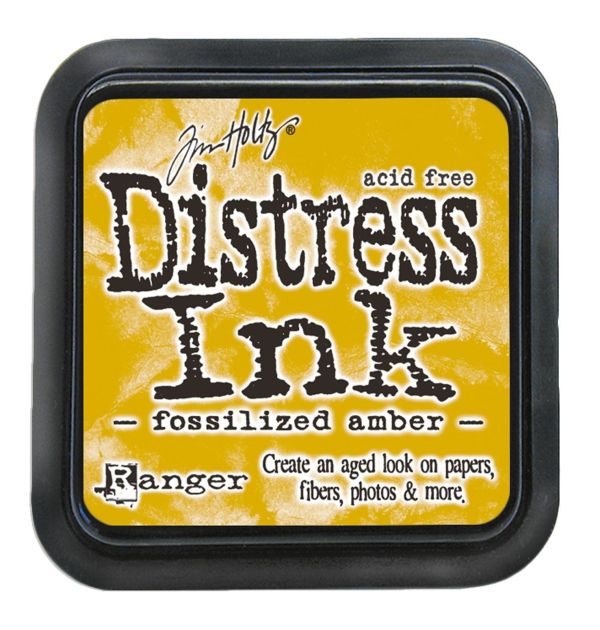 NEW Distress ink pad by Tim Holtz - Тампон, "Дистрес" техника - Fossilized Amber