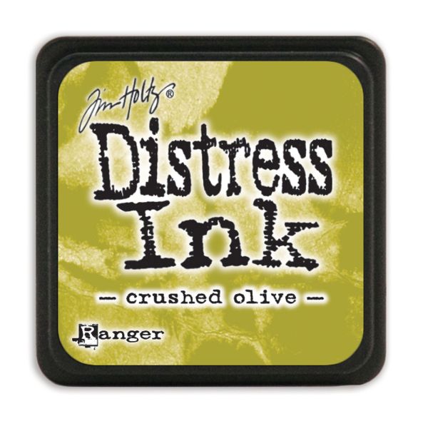 NEW MINI Distress ink pad by Tim Holtz - Тампон, "Дистрес" техника - Crushed olive