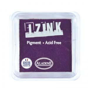 IZINK PAD PIGMENT - Среден тампон 4х4см - DARK PURPLE