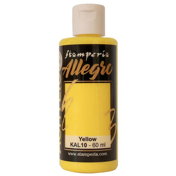 ALLEGRO ACRYLIC - ДЕКО АКРИЛ  60 ml  / Yellow