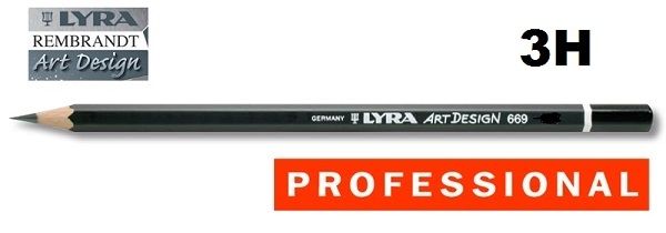 LYRA REMBRANDT ART DESIGN - Дизайнерски графитен молив 3H