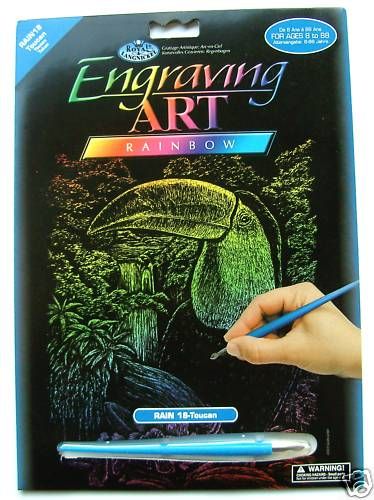 R&L,USA Engraving Art А4 - Картина за гравиране -Rainbow