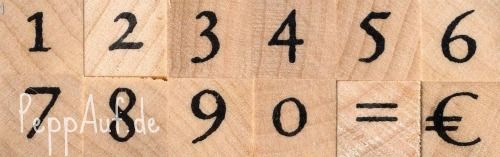 Artemio - Гумени печати на дървено блокче