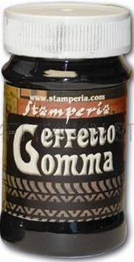 Effetto Gomma,Stamperia -Паста с ефект на гума 100ml  - Антрацит-черно