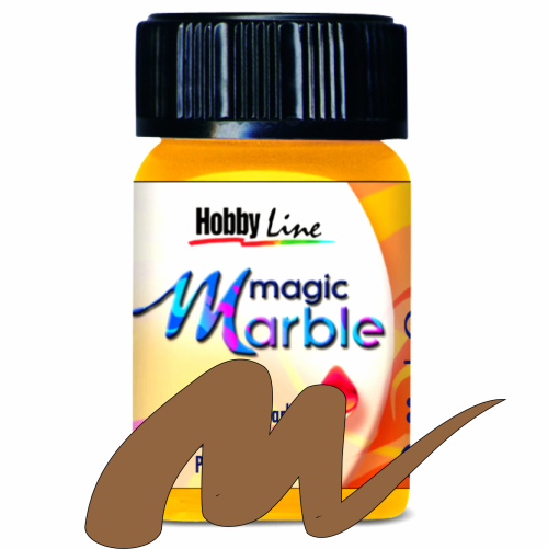 Magic Marble - Боя за мраморен ефект,20мл. - Кафяво