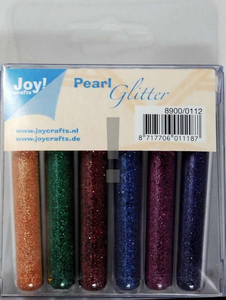 Joy Crafts - Перлен брокат 6 цв. х 10 мл. /0112