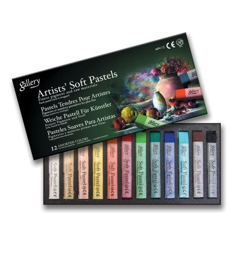 GALLERY Artists` Soft Pastels - Сухи пастели  12 цв. 