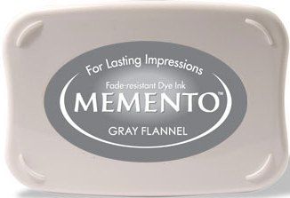 MEMENTO INKPAD - Тампон с ярък отпечатък GRAY FLANNEL
