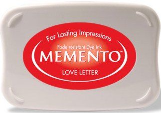 MEMENTO INKPAD - Тампон с ярък отпечатък LOVE LETTER