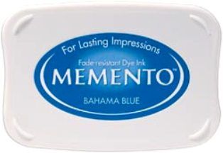 MEMENTO INKPAD - Тампон с ярък отпечатък BAHAMA BLUE