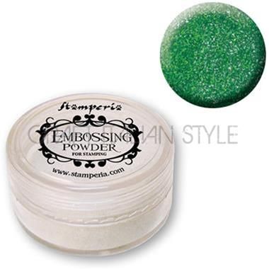 EMBOSSING POWDER Stamperia - Пудра за топъл ембосинг 15мл # ЗЕЛЕНА