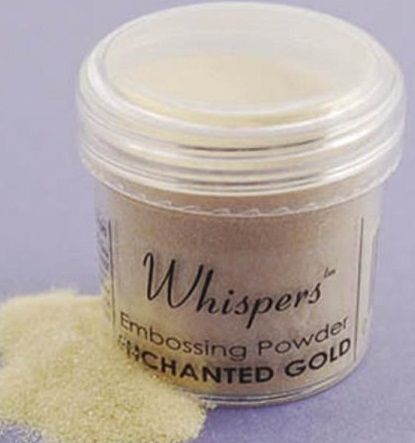 WHISPERS embossing powder - Пудра за топъл ембос ENCHANTED GOLD
