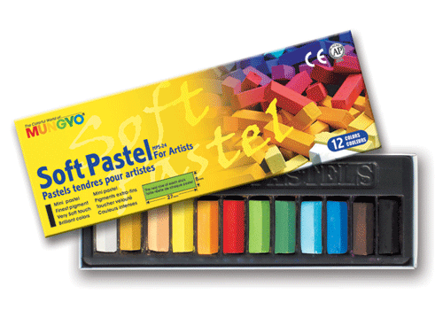 MGY SOFT 1/2 Pastels for Artists - Сухи меки пастели  12 цв. 