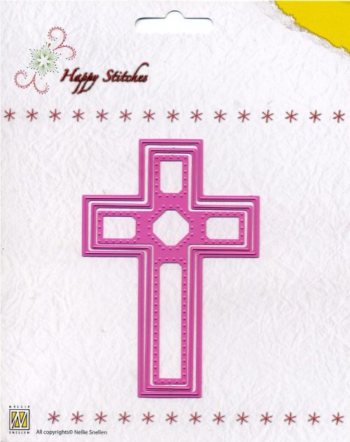 Nellie Snellen, Happy Stitches - Комбинирана щанца за рязане и перфорация, 3 бр. HSD006