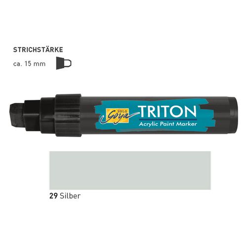 TRITON ACRYLIC MARKER 5-15MM -  Акрилен маркер SILVER