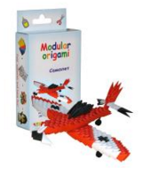 Комплект Модулно оригами "Червен самолет"
